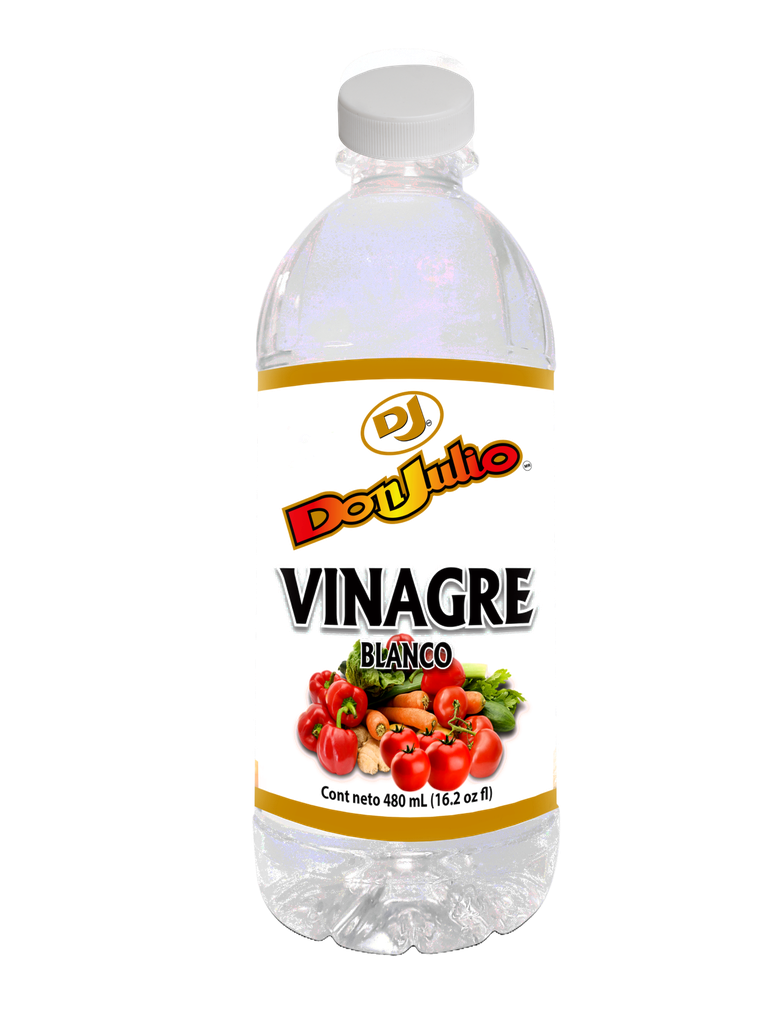 White Vinegar Pet DON JULIO 24 x 480 mL