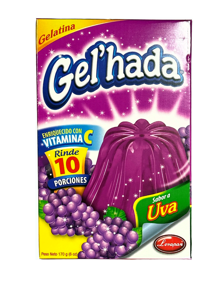 Grape Gelatin GEL’HADA 24 x 170 g