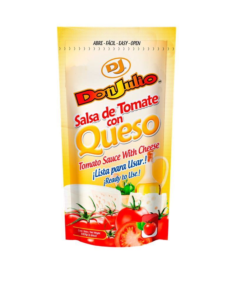 Tomato Sauce w/Cheese DON JULIO 48 x 103 g