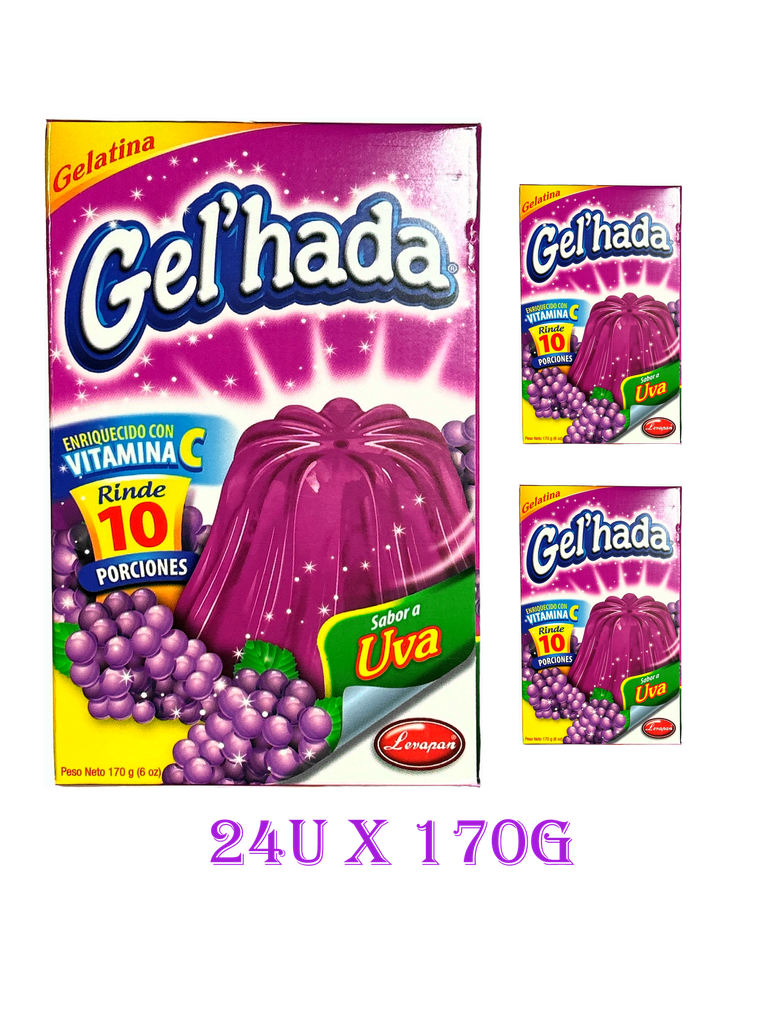 Gelatina de Uva Caja 24/170 G