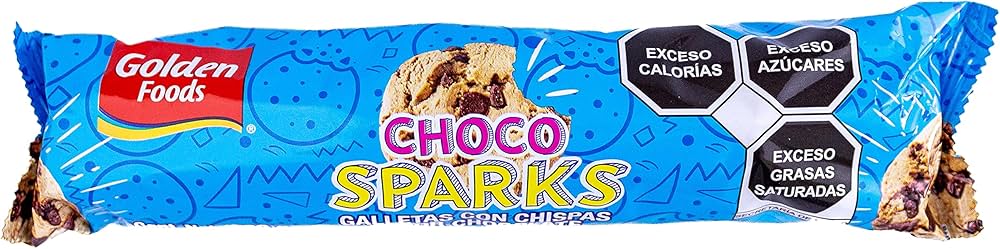 Galleta Choco Spark GOLDEN FOOD 12 x 200 g 