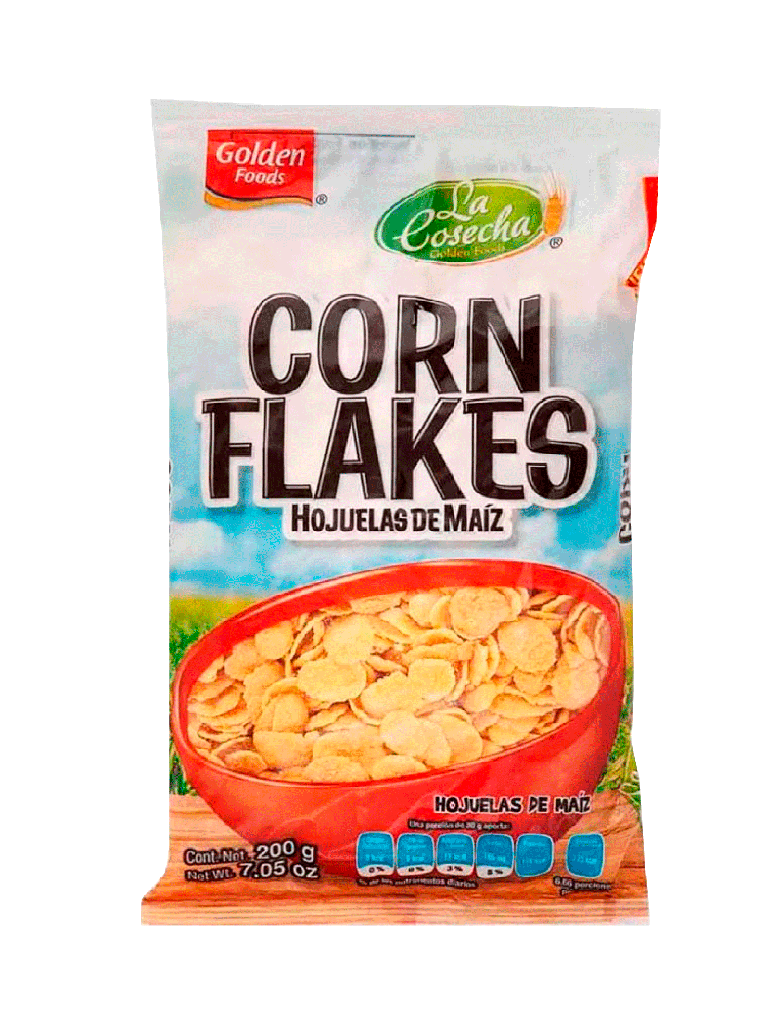 Hojuelas De Maíz (Corn Flakes) LA COSECHA 25 x 200 g 