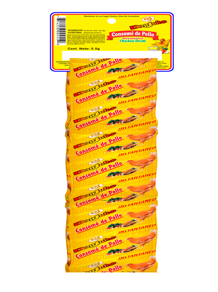 Consome Pollo DON JULIO 120 X 10 X 5.5 g