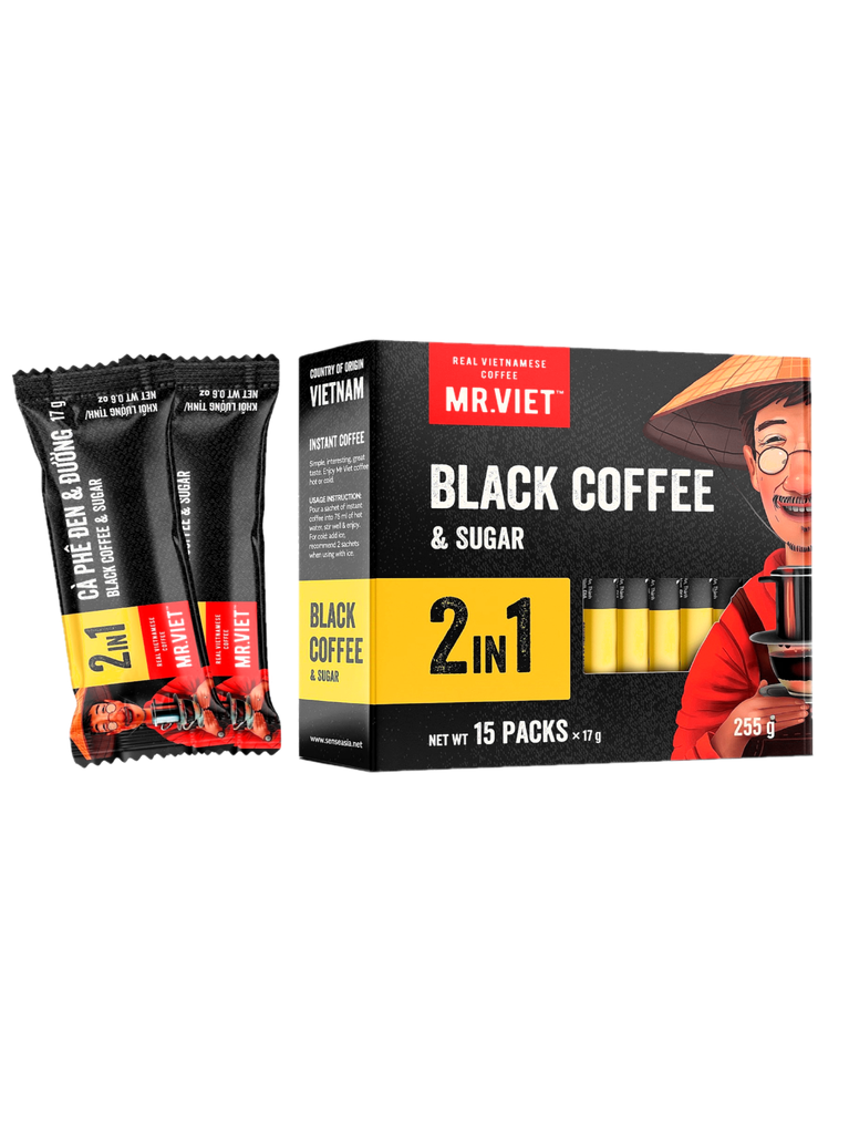 Café Instantáneo 2 En 1 MR. VIET 6x6x255 g 15 sobres x 17 g