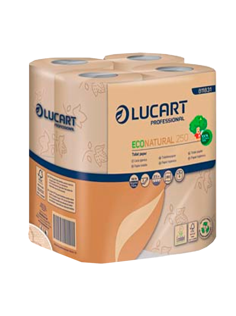 Toilet paper LUCART 8 x 4 u