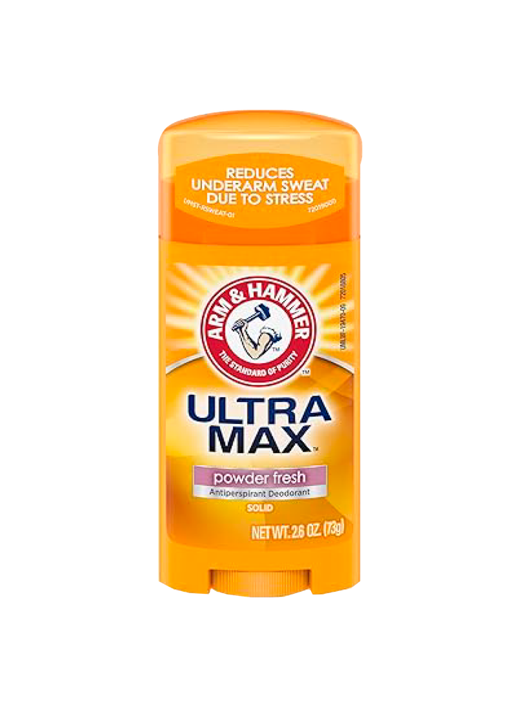 Desodorante ULTRAMAX Powder Fresh ARM & HAMMER 12 x 2.6 oz