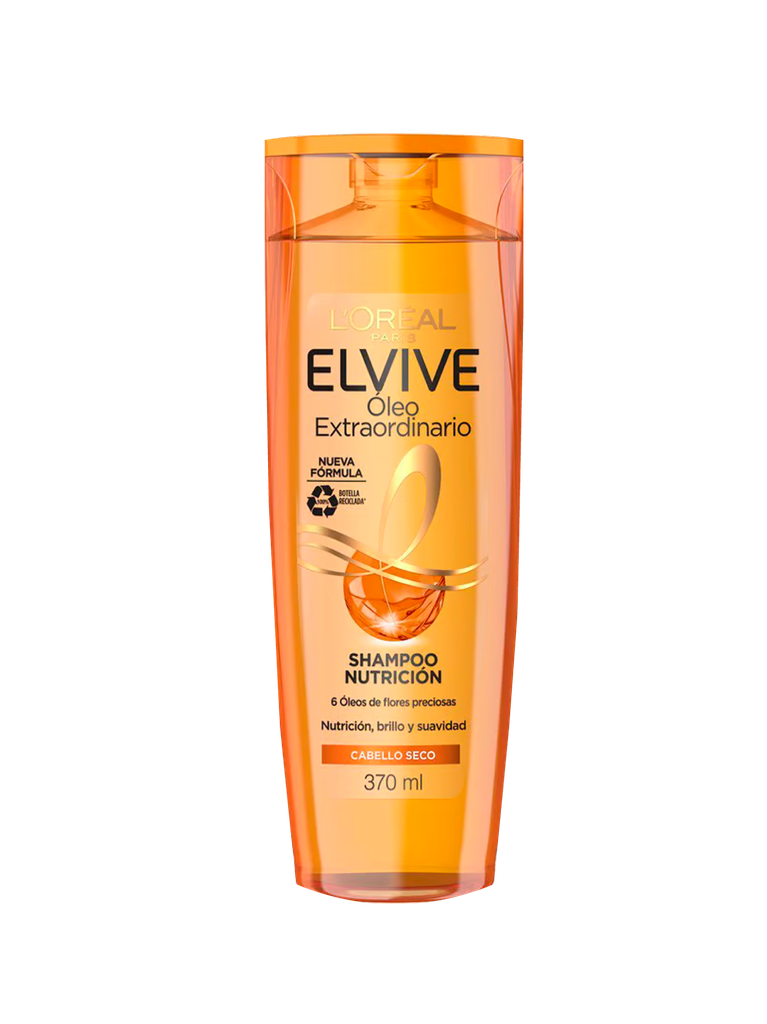  Shampoo Oléo Extraordinario Nutrición Universal  ELVIVE  12 x 370 mL