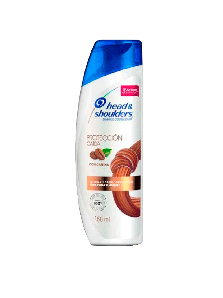 Shampoo Anticaspa Protección Caída HEAD & SHOULDERS 12 x 180 mL