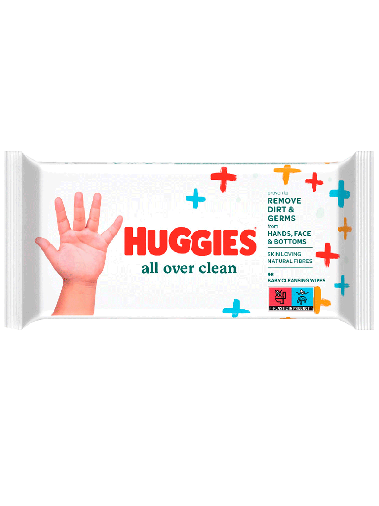  Toallitas Húmedas Para Bebé All Over Clean HUGGIES 10 x 56 Uni. 