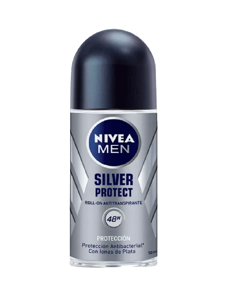 Desodorante en Roll on Silver Protect NIVEA 12 x 50 mL