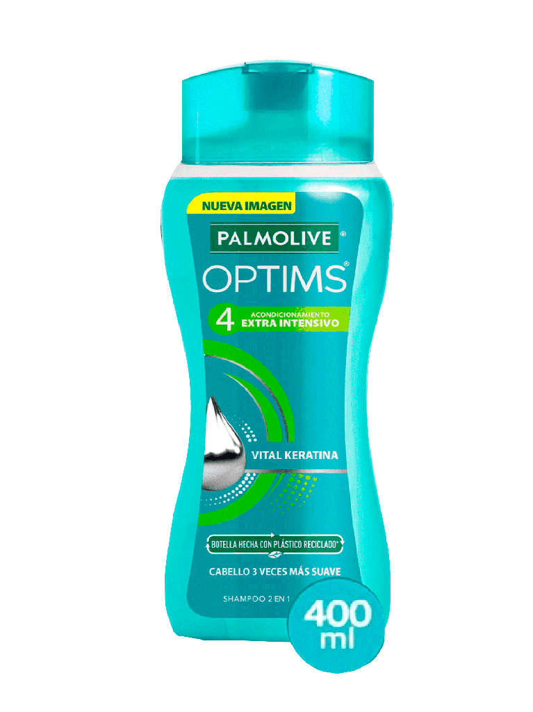 Shampoo and Conditioner PALMOLIVE OPTIMS Level 4 12 x 400 mL