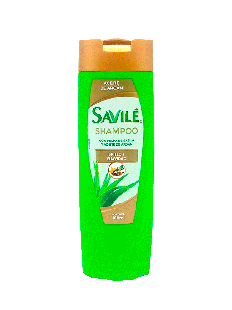 Shampo con Aceite de Argán SAVILE 12 x 180 mL 