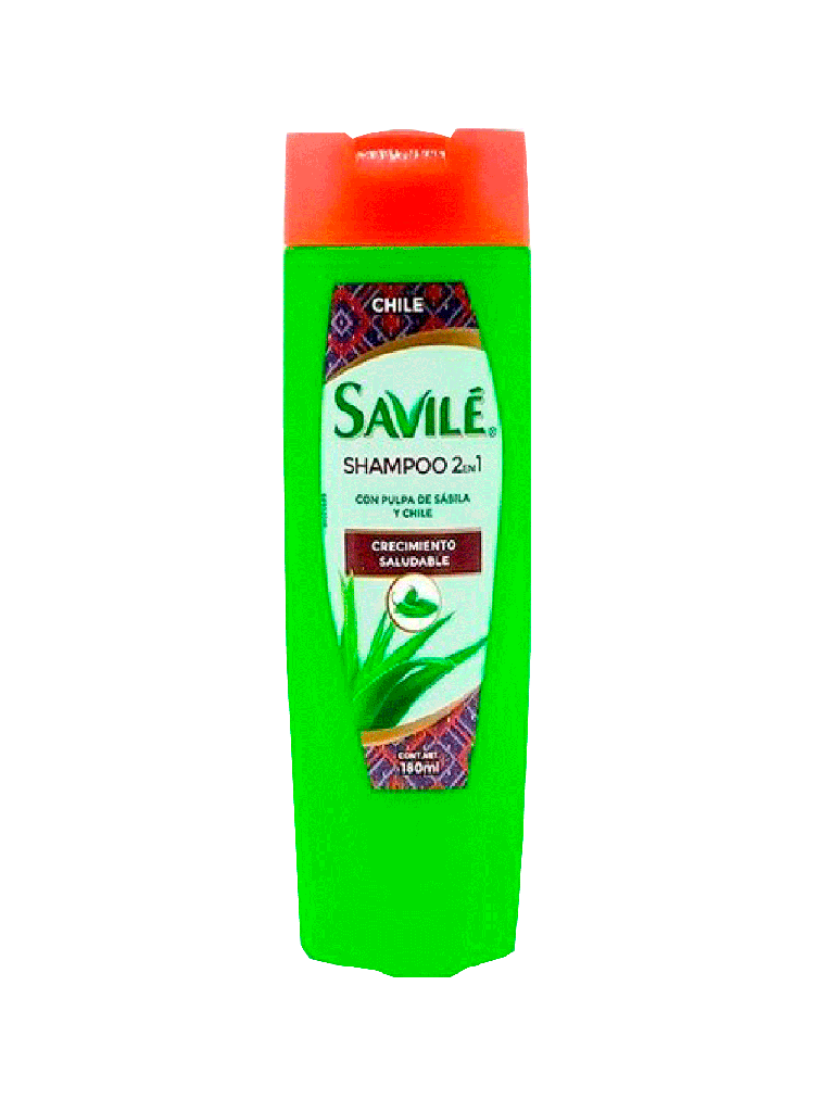 Shampoo Crecimiento Saludable SAVILE 12 x 180 mL 