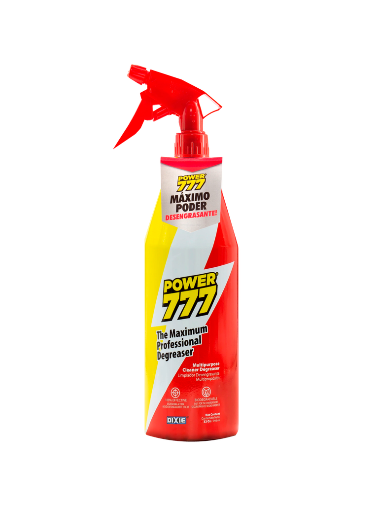Limpiador Desengrasante Multipropósito Botella con Rociador POWER 777 12 U