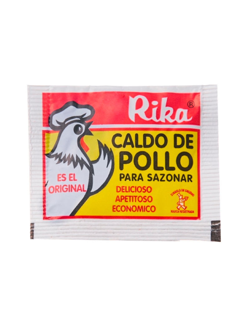 Caldo De Pollo RIKA 100 x 5 Sobres x 9 g