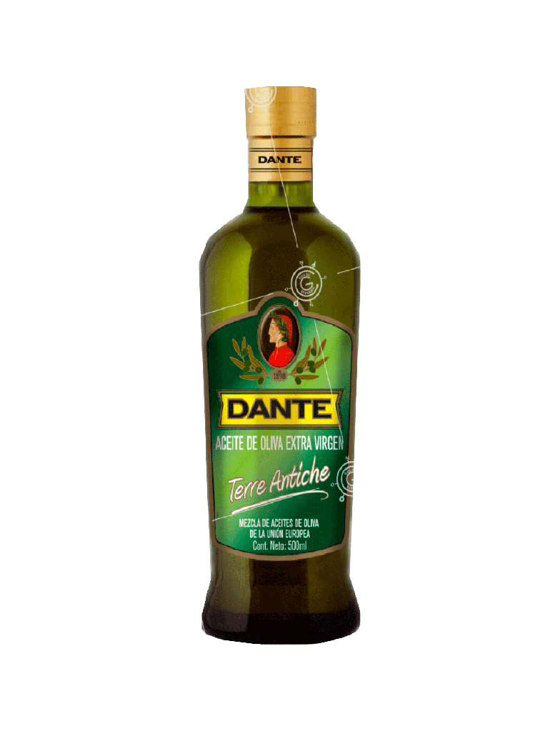 Aceite de Oliva DANTE Extra Virgen 12 x 500 mL