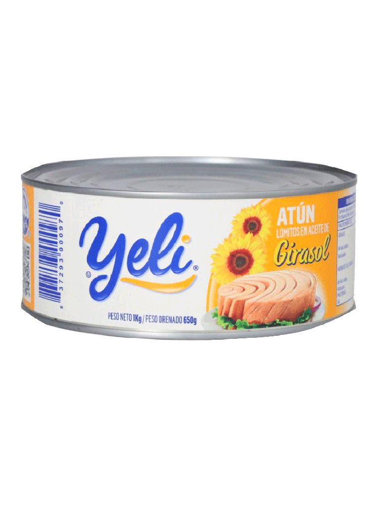 Tuna in Sunflower Oil YELI  12 x 1000 g