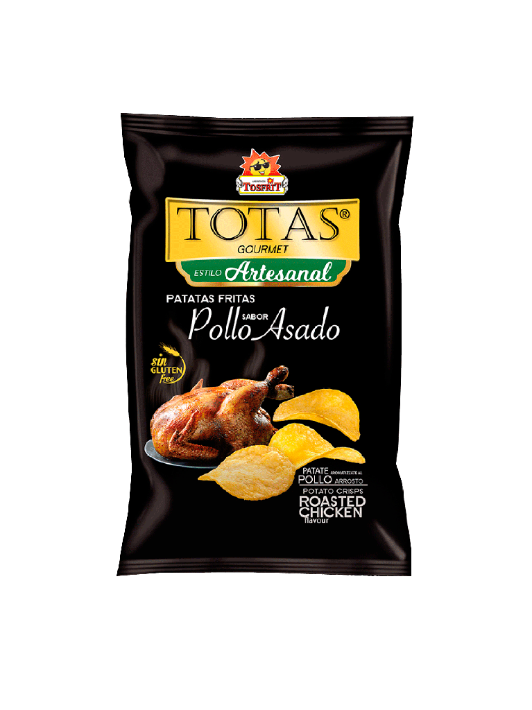 Roasted Chicken Flavored Chips TOTAS TOSFRIT 9 x 130 g
