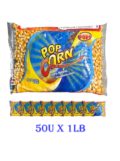 Popcorn Pop's Box 1 Lbs / 50 Units