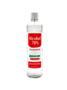 Alcohol Desnaturalizado 70%.  ALCOSOFT Botella con tapa rosca 16 oz 473 mL